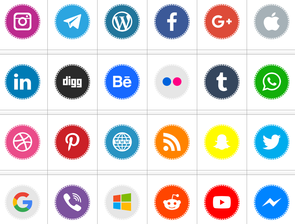 Icons Social Media 11